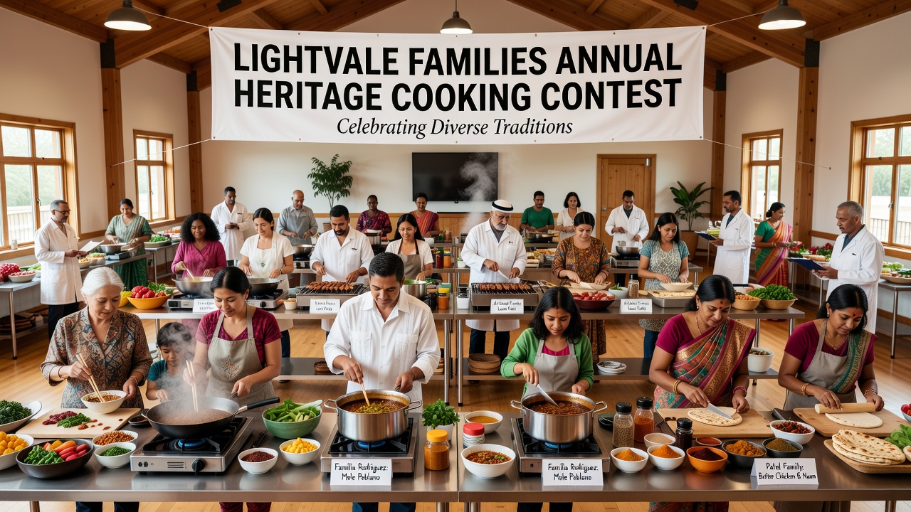 Lightvale Families Participate in Annual Heritage Cooking Contest Celebrating Diverse Traditions